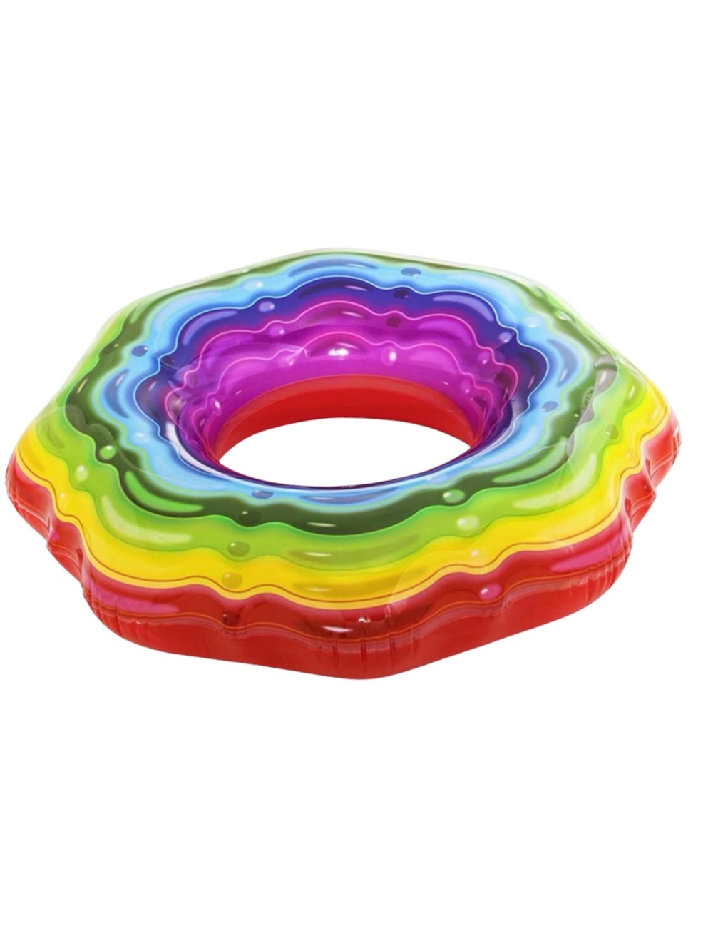 Bestway Rainbow Ribbon Inflatable Pool Float Tube Ring - Picture 6 of 6